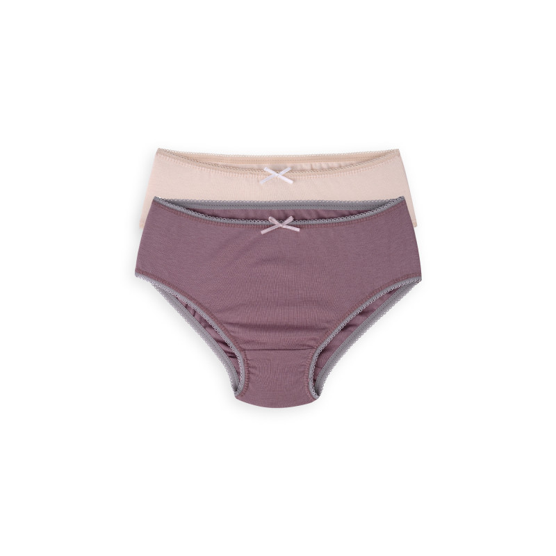 Աղջկա մանկական միագույն վարտիք, 2 հատ